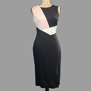 WHBM Colorblock Midi Dress